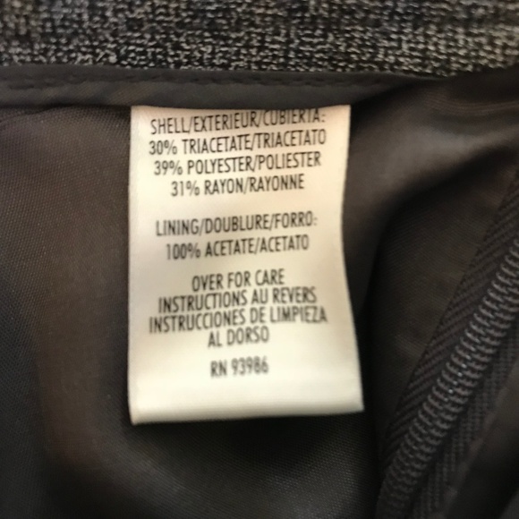 Casual Corner Gray Long Blazer Pant Suit sz 4 - Picture 7 of 7